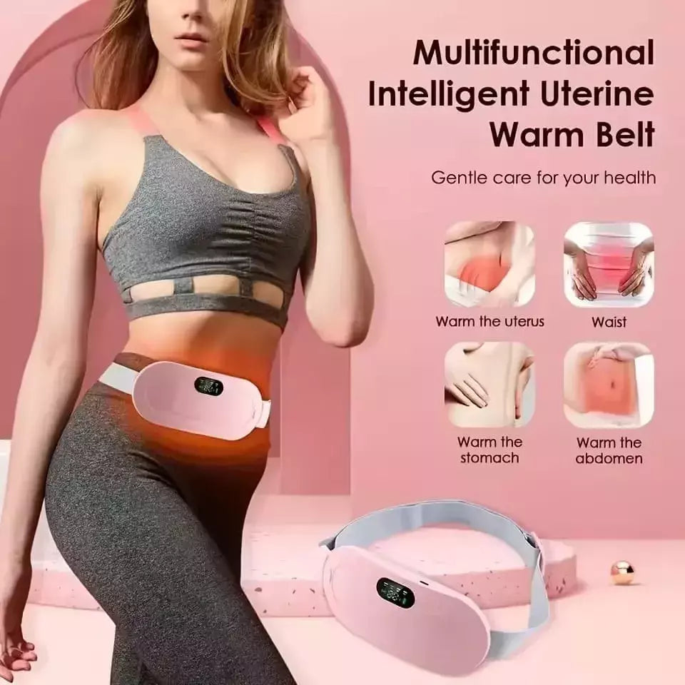 Almohadilla Masajeadora Térmica – Alivio Instantáneo para Dolores Menstruales