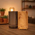 Humidificador de Aire LED Efecto Madera – Aromaterapia y Bienestar Natural