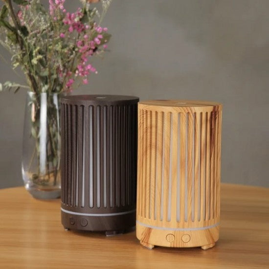 Humidificador de Aire LED Efecto Madera – Aromaterapia y Bienestar Natural